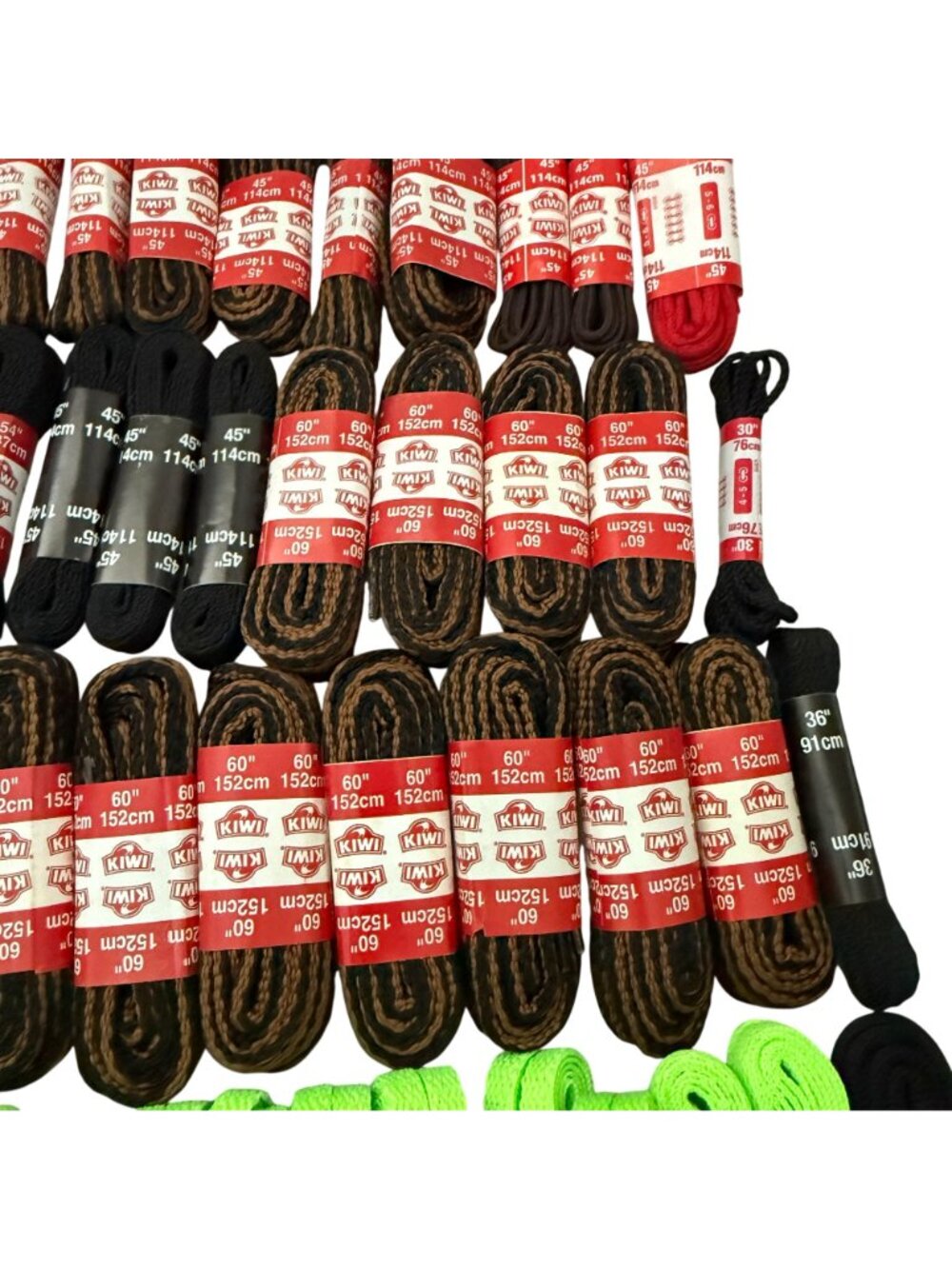 NWT Lot 98 Pairs Kiwi Vans Unbranded Various Colors Standard Outdoor ShoeLaces - Picture 7 of 10